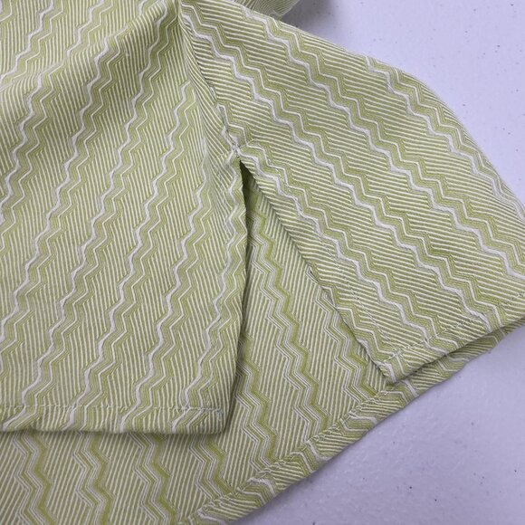 Foxcroft Shirt Womens 2X Green Wrinkle Free Button Front Long Sleeve Blouse Plus - Picture 8 of 11